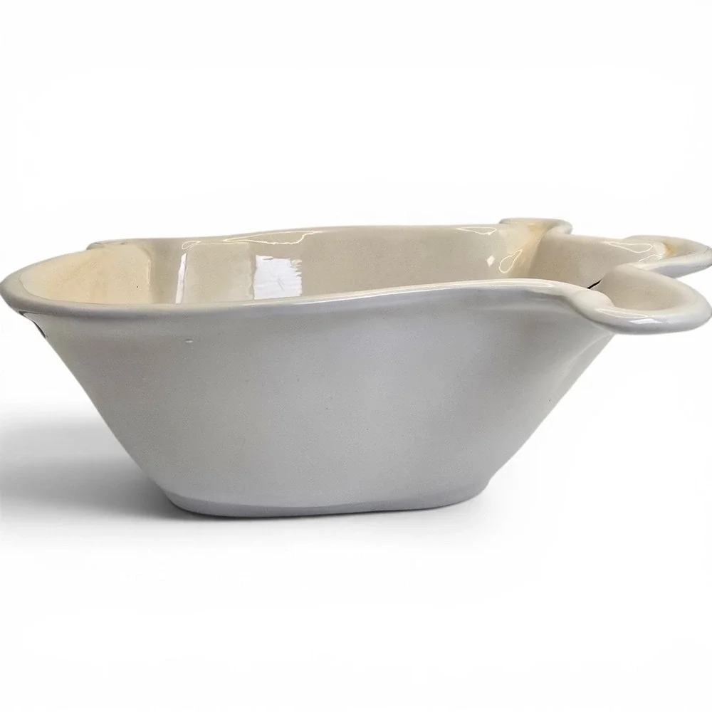 Johanna Parker Large Ghost Nesting Bowl Halloween Transpac Ceramic Serving Bowl